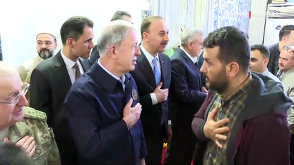 Bakan Akar beraberindeki TSK komuta kademesi ile Şanlıurfa’da