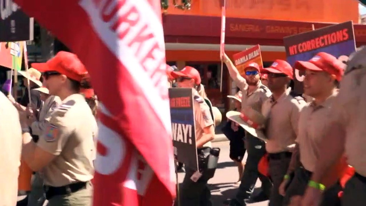 Guards, employees at Darwin Prison walk off the job