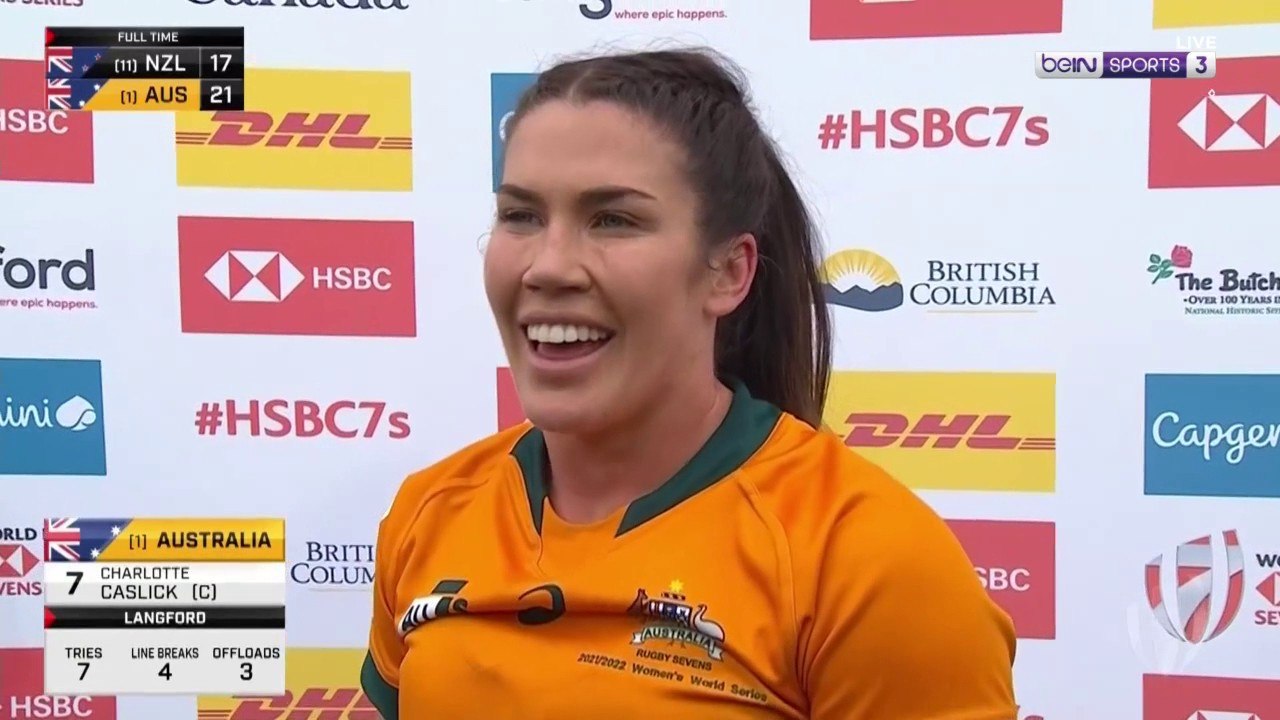 Charlotte Caslick post match