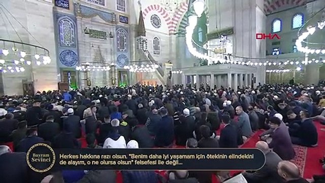 Diyanet İşleri Başkanı Ali Erbaş'tan Süleymaniye Camisi'nde İngilizce hutbe