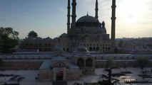 Selimiye Camisi'nde Ramazan Bayramı namazı kılındı