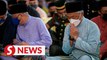 King, Queen perform Aidilfitri prayers at FT Mosque