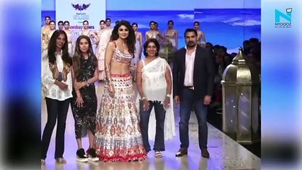 Whoa! Shilpa Shetty sets the ramp on fire in multi-hued lehenga