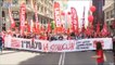 Sindicatos y Gobierno se manifiestan juntos por el Primero de Mayo