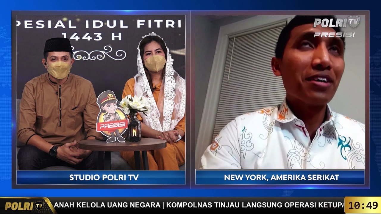 Live Dialog Bersama SLO Polri Pada PTRI New York Terkait Persiapan Idul Fitri di New York, Amerika Serikat