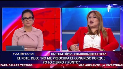 ¡Exclusivo! Karelim López: El presidente Castillo dijo "no me preocupa el Congreso, yo lo cierro y punto"