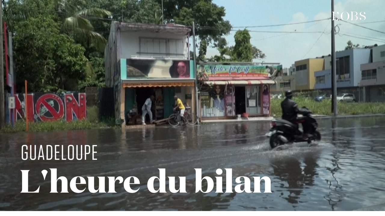 2 morts et un disparu en Guadeloupe après des pluies diluviennes : les images des dégâts