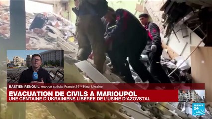 Guerre en Ukraine : une centaine d'Ukrainiens libérés de l'usine d'Azovstal