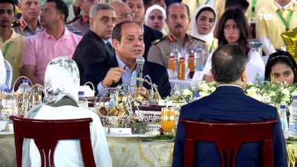 "قعد 45 دقيقة يهددني".. الرئيس السيسي يكشف عن تهديدات خيرت الشاطر قبل 30 يونيو