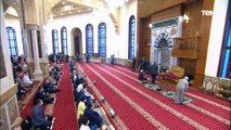 الرئيس السيسي وابناء الشهداء يرددون تكبيرات عيد الفطر المبارك بمسجد المشير طنطاوي