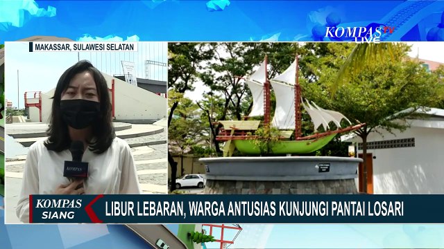 Nikmati Keindahan Pantai Losari di Makassar Saat Hari Raya Idul Fitri, Tidak Dipungut Biaya Apapun!