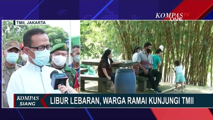 Warga yang Tidak Berkesempatan Mudik Kunjungi TMII Hingga Wahana Baru di Kebun Binatang Surabaya