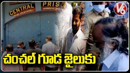 TPCC Chief Revanth Reddy And MLA Jagga Reddy Meet NSUI Leaders In Chanchalguda Jail | V6 News