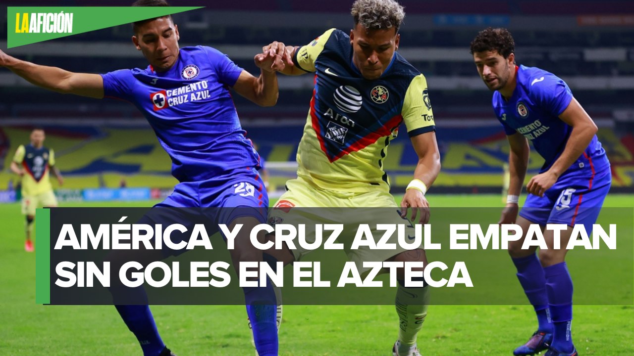 América a liguilla y Cruz Azul a repechaje tras empate en el Clásico Joven