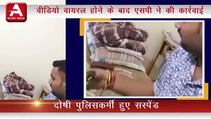 संभल  रिश्वत लेते पुलिसकर्मियों का वीडियो हुआ वायरल