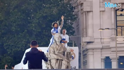 Los brasileños, protagonistas en la fiesta del Real Madrid