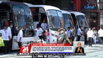 Ilang kumpanya ng bus, ginagamit na ang kanilang mga pribadong terminal sa labas ng window hours dahil sa injunction na inilabas korte | 24 Oras