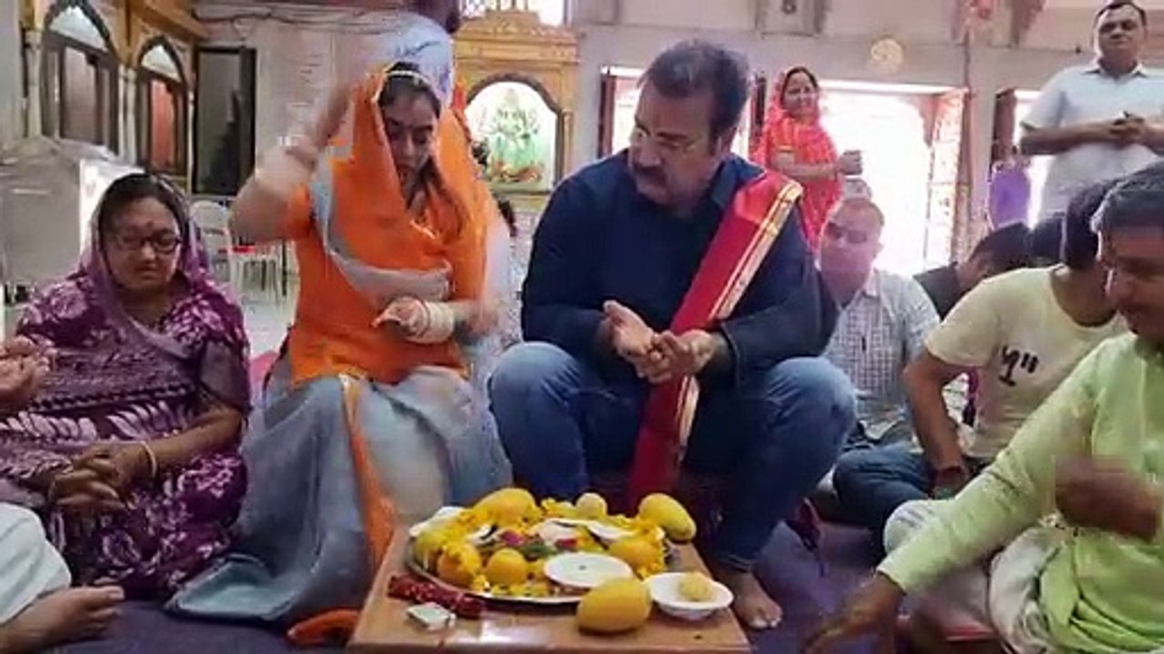 गहलोत सरकार के मंत्री खाचरियावास की 'शिव भक्ति' मुंबई जाने से पहले मांगा ये आशीर्वाद