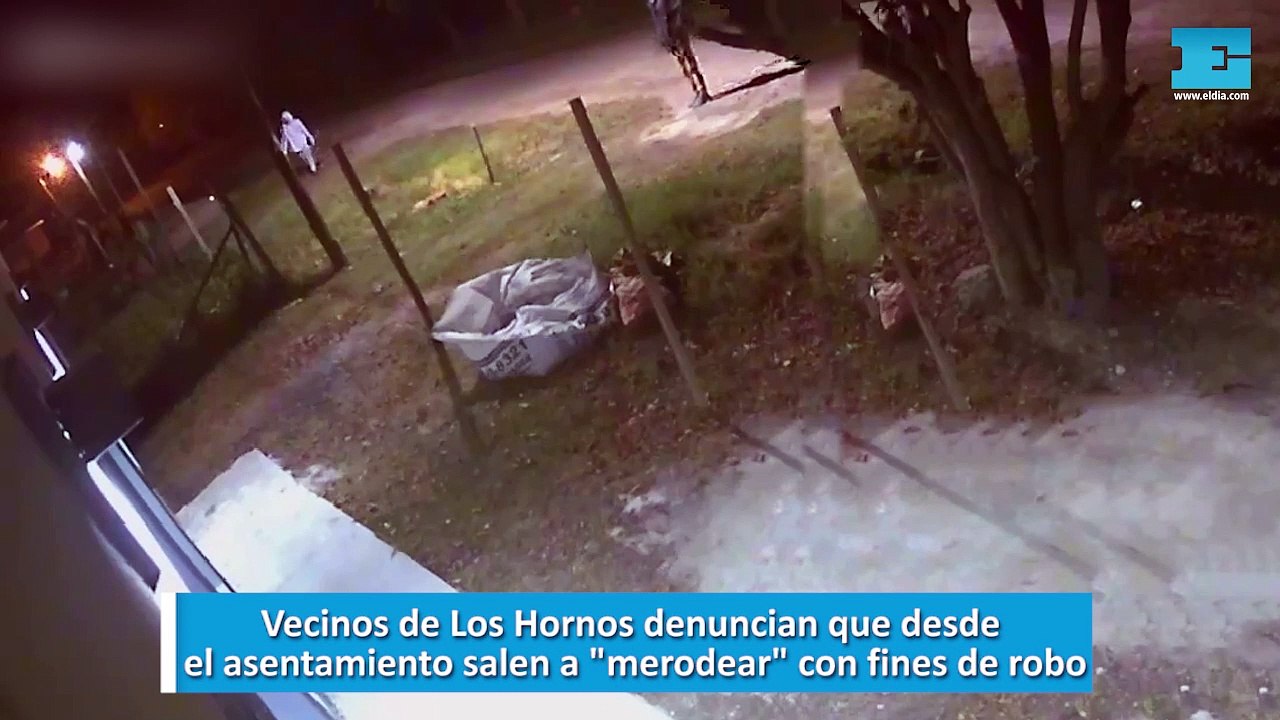 Vecinos de Los Hornos denuncian que desde el asentamiento salen a merodear con fines de robo