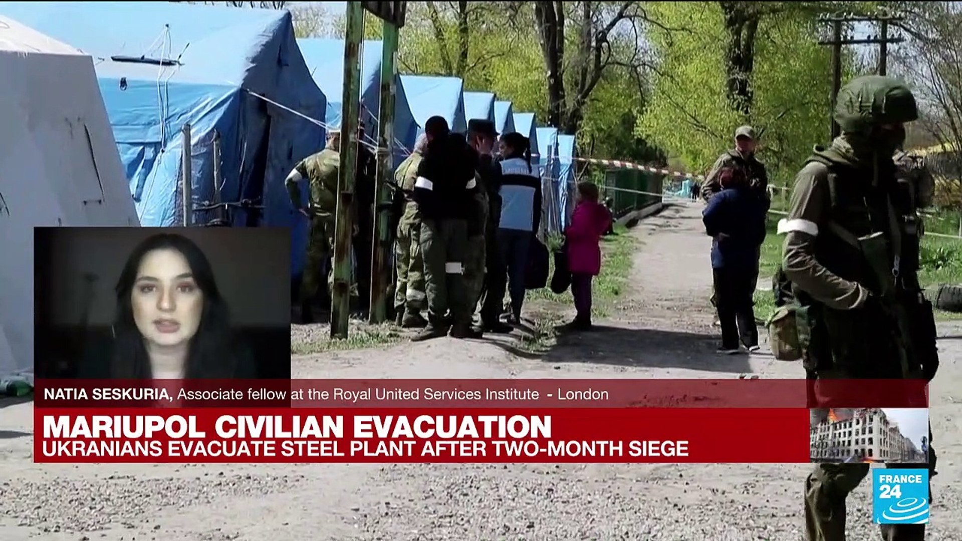 War in Ukraine : Mariupol civilian evacuation