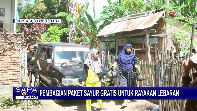 Punya Cara Tersendiri Rayakan Lebaran, Komunitas Sosial Mandiri di Bulukumba Bagi-bagi Paket Sayur