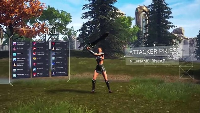 Seht hier das Gameplay zu der Priester-Klasse des kommenden MMORPGs Rise Online World