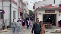 Bozcaada'da bayram yoğunluğu