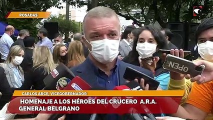 Homenaje a los héroes del Crucero  A.R.A. General Belgrano