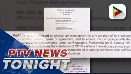 Download Video: PRRD to decide on fate of e-sabong operations after authorities conducted investigation on missing enthusiasts