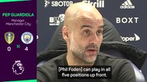 Guardiola likens Foden to City legend David Silva