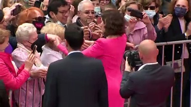 Ayuso preside el acto del 2 de Mayo sin restricciones, arropada por Feijóo y con 700 invitados