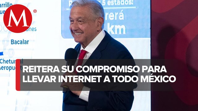 Está costando trabajo cumplir con objetivo de llevar internet a todo el país: AMLO