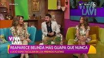 Reaparece Belinda más guapa que nunca; lucio espectacular en los Premios Platino