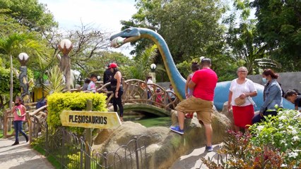 Parque Saurio de Nindirí sigue cautivando a las familias nicaragüenses