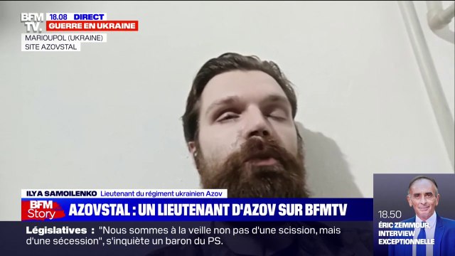 Nous n'allons pas nous rendre : affirme Ilya Samoïlenko, militaire ukrainien dans l'usine Azovstal