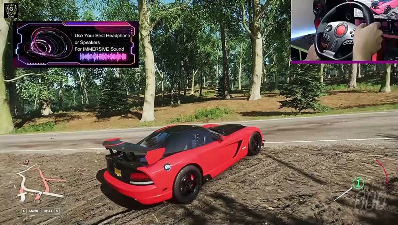 Dodge Viper SRT | Forza Horizon 5 - Logitech G29 Steering Wheel