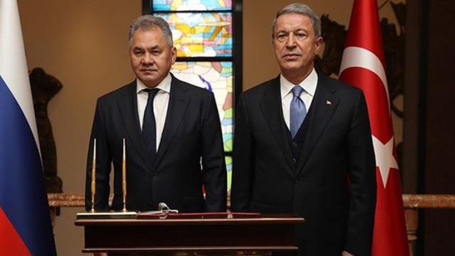 Milli Savunma Bakanı Akar ve Rus mevkidaşı Sergey Şoygu, telefonda görüştü! Sivillerin tahliyesi vurgulandı