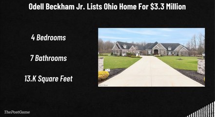 Odell Beckham Jr. Lists Ohio Mansion (Insane Sneaker Collection Not Included)