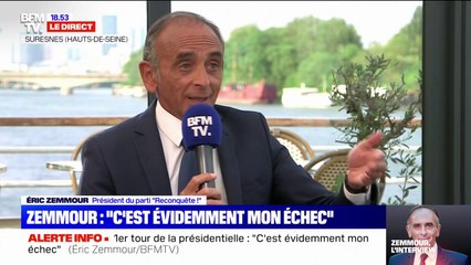"La déception est immense": Éric Zemmour commente son score à la présidentielle