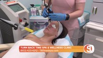 Clients discuss their treatments at Turn Back Time Spa & Wellness Clinic
