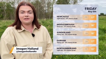 Daily Weather Report for the North East 5 May