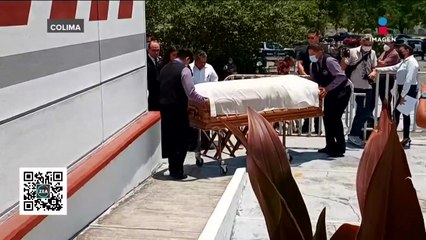 Dan último adiós al diputado de Colima Roberto Chapula de la Mora