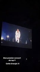 Tony Parker et Alizé Lim au concert d'Orelsan.