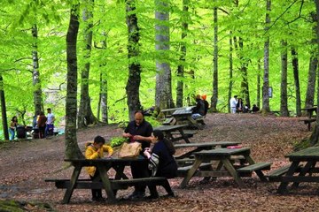 'Tabiatın kalbi' Bolu, bayram tatilinde ziyaretçi akınına uğradı