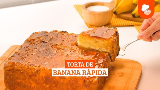Torta de banana rápida — Receitas TudoGostoso