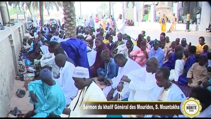 Sermon Khalif Général des Mourides Korité 2022