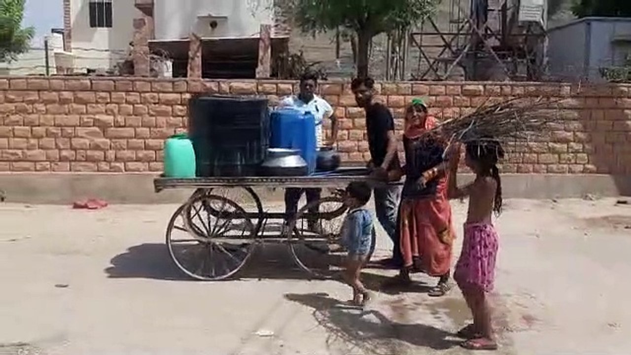 City scorched in fire raining from the sky with hot thunder