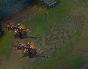 E – Aperto Mortal e suas diferentes formas em Mordekaiser Velho Oeste — Vídeo: @DestroyeerVFX/Riot Games