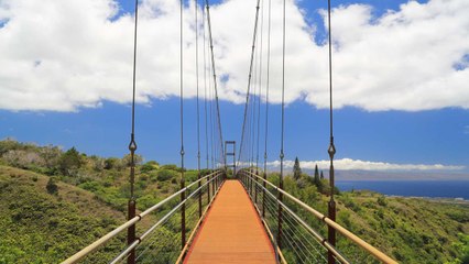 Hawaii's Longest Suspension Bridge Hovers 1,600 Feet Above the Maui Coastline — and You Can Walk Across It