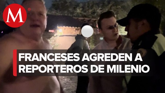 Dos supuestos empleados de la embajada agreden a periodistas en Tlaxcala